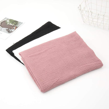 Soft Cotton Hemp Scarf Wrap Long Hijab Scarves for Women