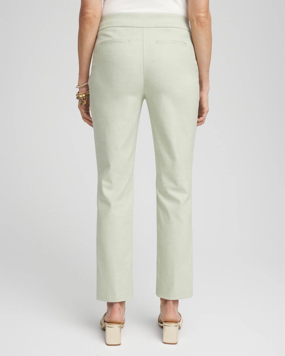 BrigitteTM Crosshatch Ankle Pants