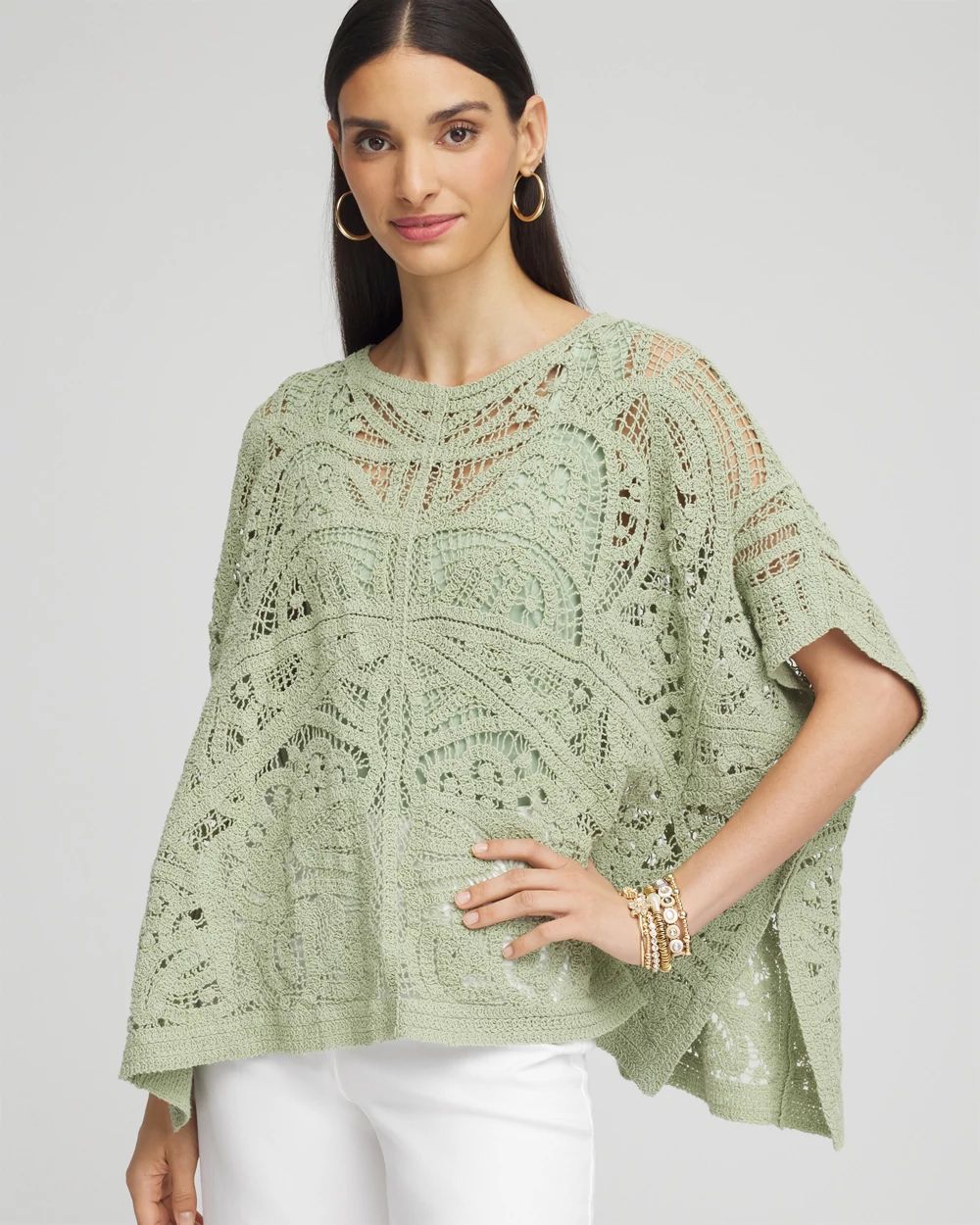 Crochet Lace Poncho
