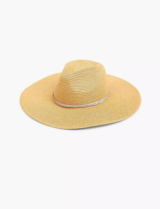 Braid-Detail Fedora With Adjustable Interior Tie