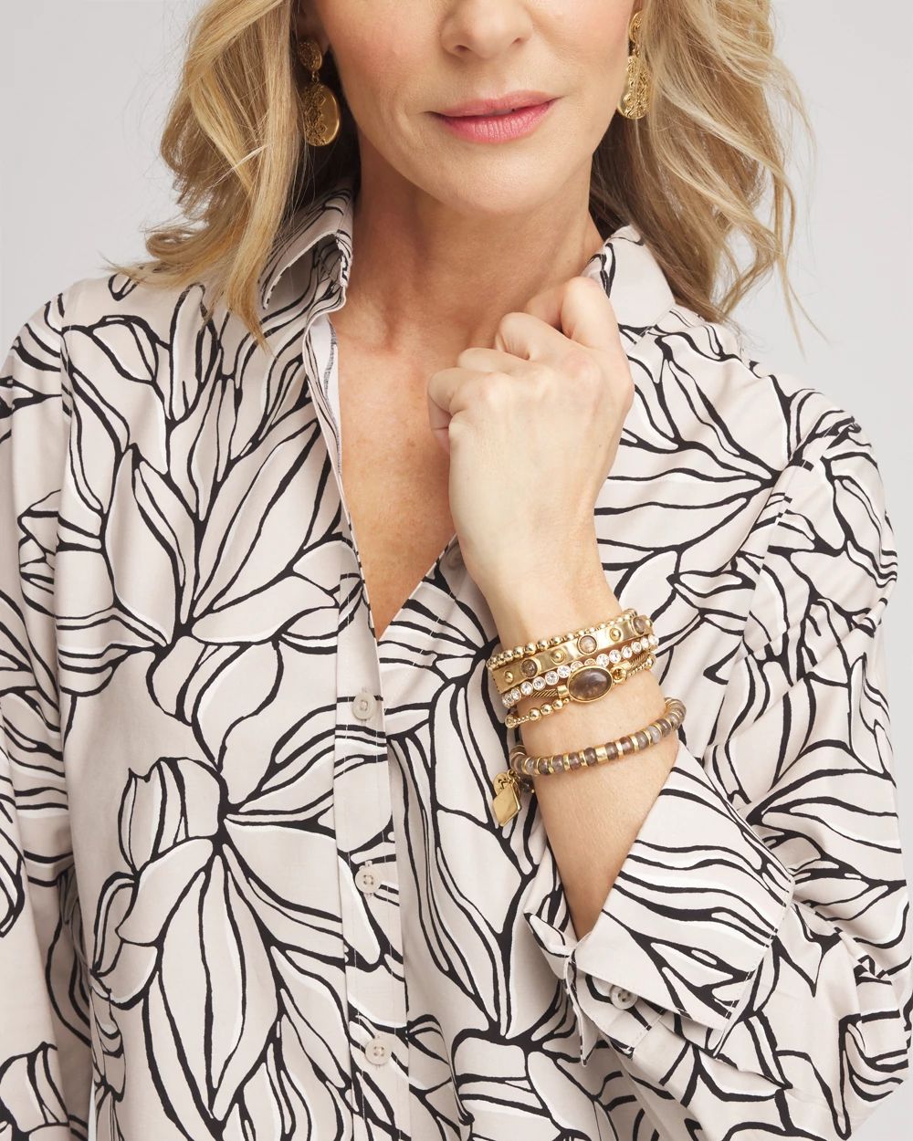 No IronTM Sateen Oasis Shirt