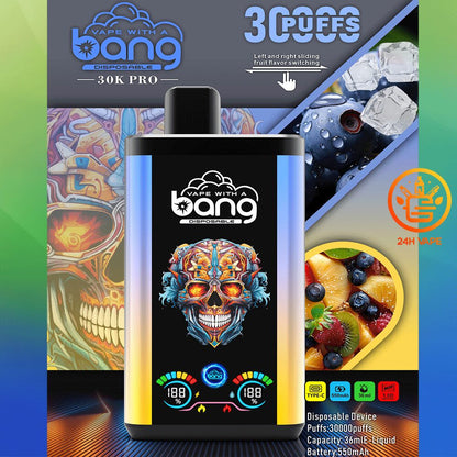 Bang 30K PRO 30000 Puffs Newest Dual Flavor LED Disposable Vape