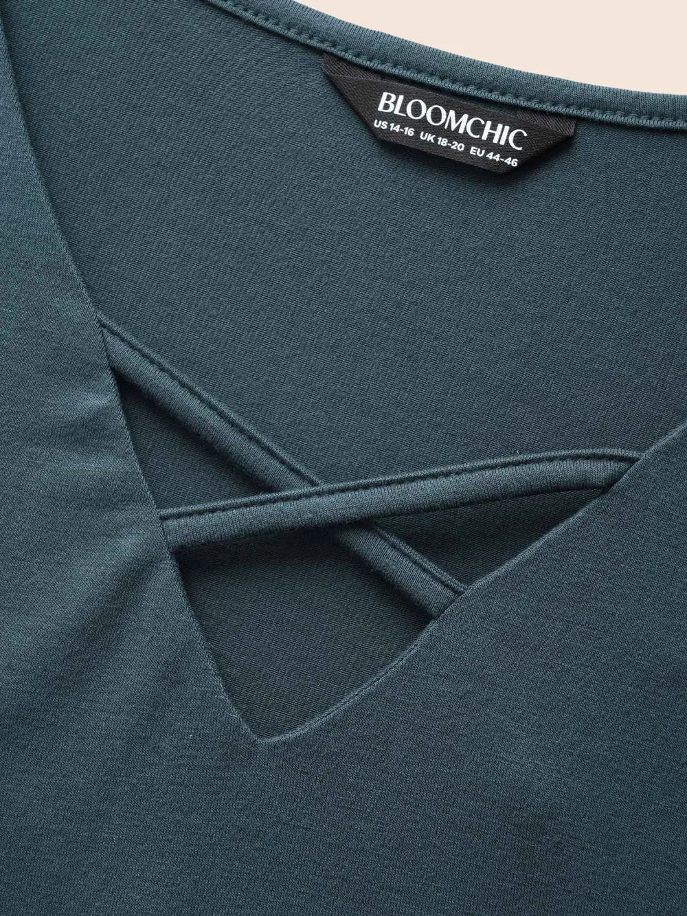 Supersoft Essentials Cross Straps Pleated T-Shirt