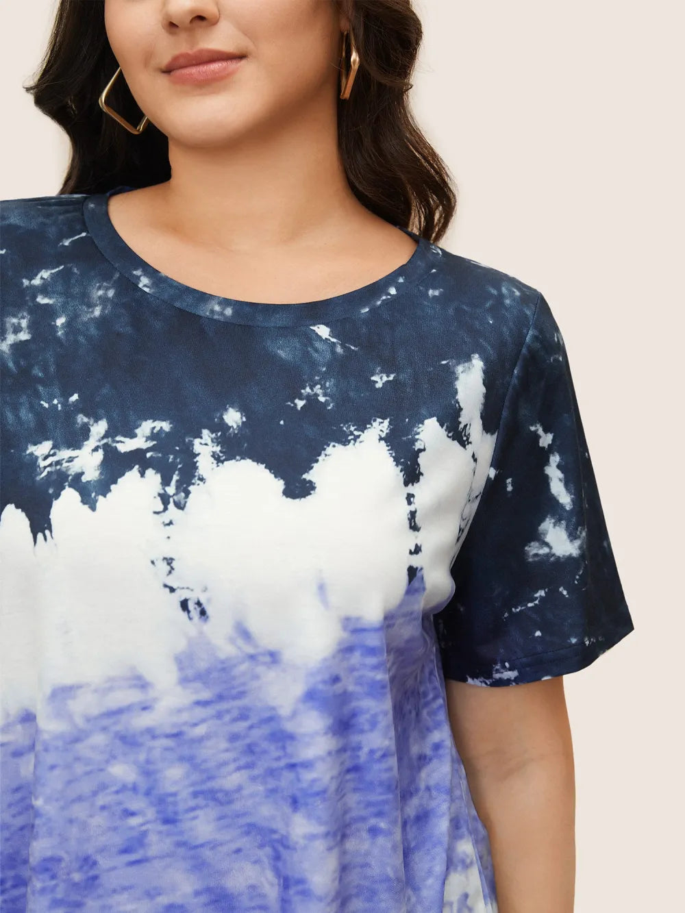 Tie Dye Round Neck T-shirt