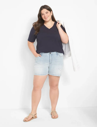 Classic Perfect Sleeve V-Neck Tee