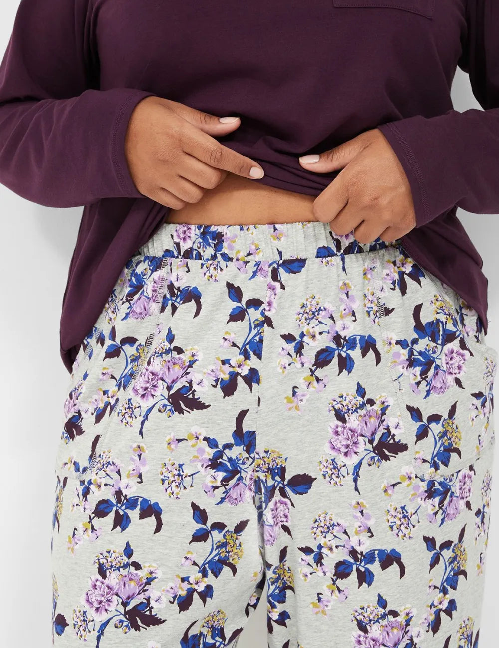 Comfy Cotton Pocket Tee & Pant PJ Set