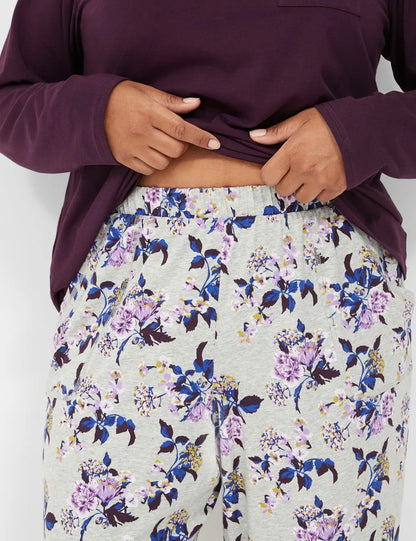 Comfy Cotton Pocket Tee & Pant PJ Set