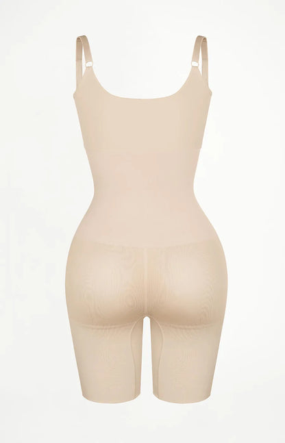 Women‘s Open Bust Seamless Smoothing Body Shaper Plus Size