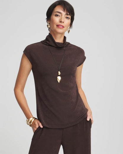 TravelersTM Mock Neck Top