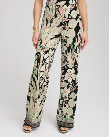 TravelersTM Island-Motif Palazzo Pants