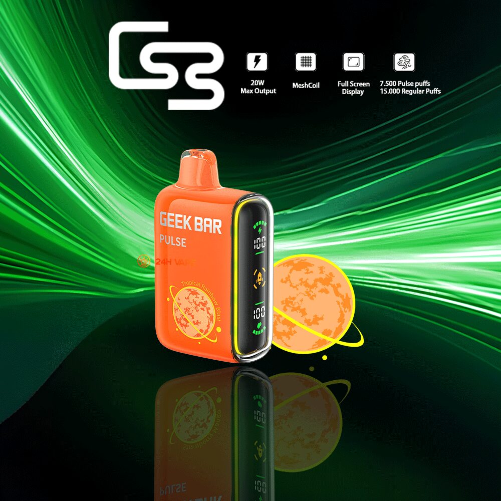 GEEK BAR PULSE 15000 Puffs Dual Mesh Disposable Vape Electronic Cigarette Pod