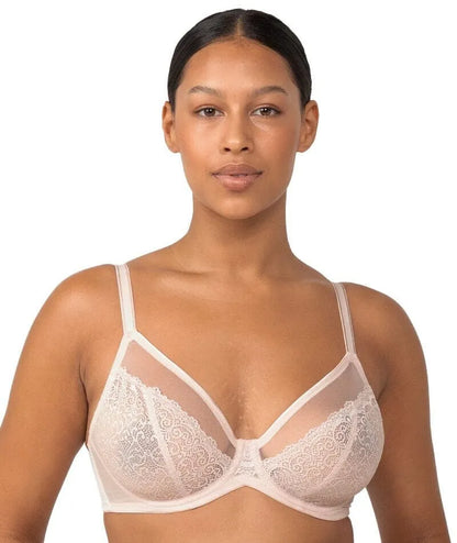 Sheer Minimizer Bra - Nude Pink