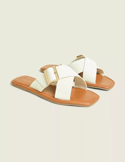 Dream Cloud Criss-Cross Slip-On Sandal