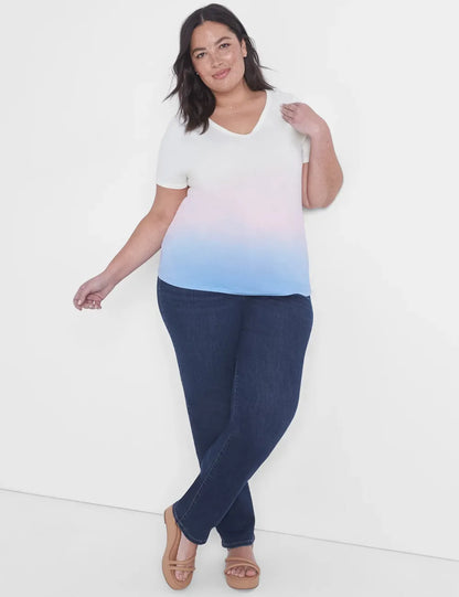 Modern Jersey Side-Ruched Tee