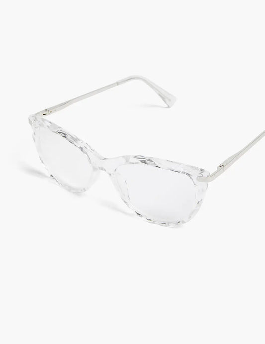 Textured Cateye Reader Glasses