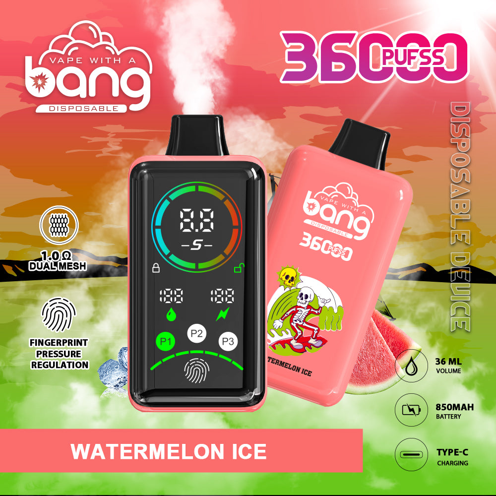 Bang 36000 Power Advanced Fingerprint Power Regulation 36K Puffs Disposable Vape