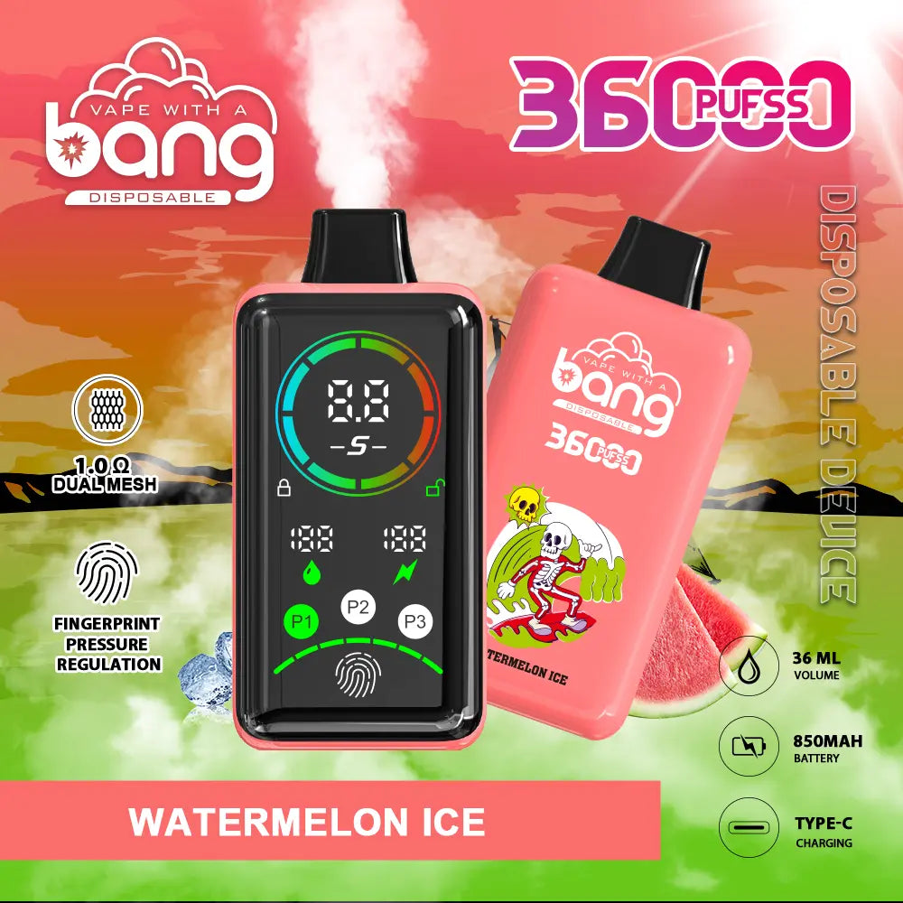 Bang 36000 Power Advanced Fingerprint Power Regulation 36K Puffs Disposable Vape