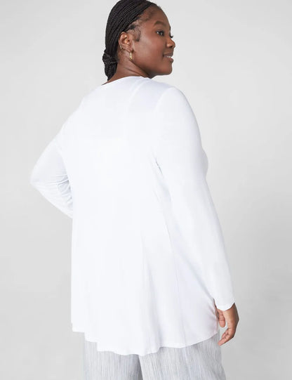 Classic Open-Front Fit & Flare Overpiece
