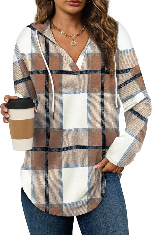 Womens Fashion Tops Hoodies for Women Pullover Oversized Sweatshirts Long SLeeve Shirts Loose Fit