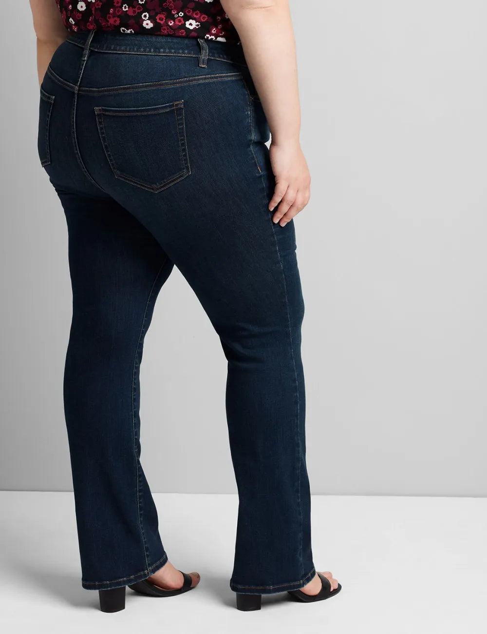 Straight Fit High-Rise Boot Jean