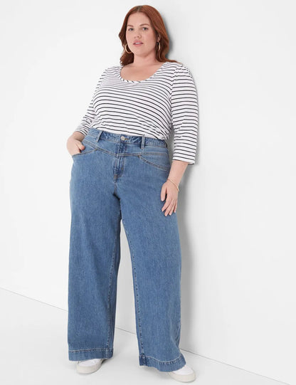 Signature Fit Wide Leg Jean