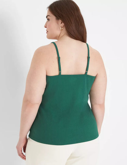 V-Neck Rib Cami