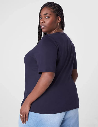 Modern Perfect Sleeve V-Neck Tee