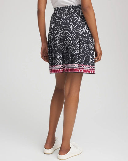 Zenergy® UPF Pleated Floral Skort