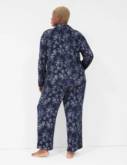 DreamyCool Collar-Shirt & Pant PJ Set