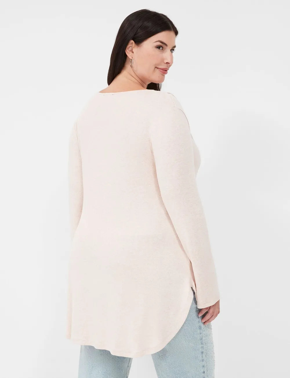 Relaxed Cowlneck Drop-Shoulder Top