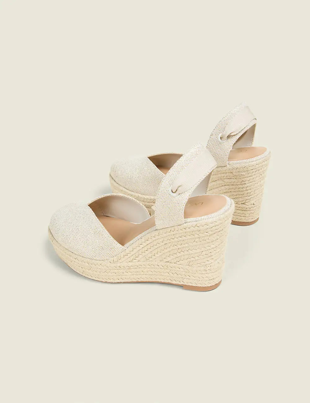 Dream Cloud Ankle-Tie Espadrille Wedge