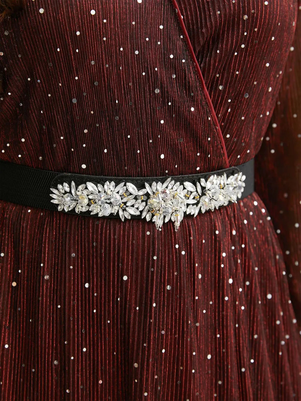 Crystal Shine Elastic Belt