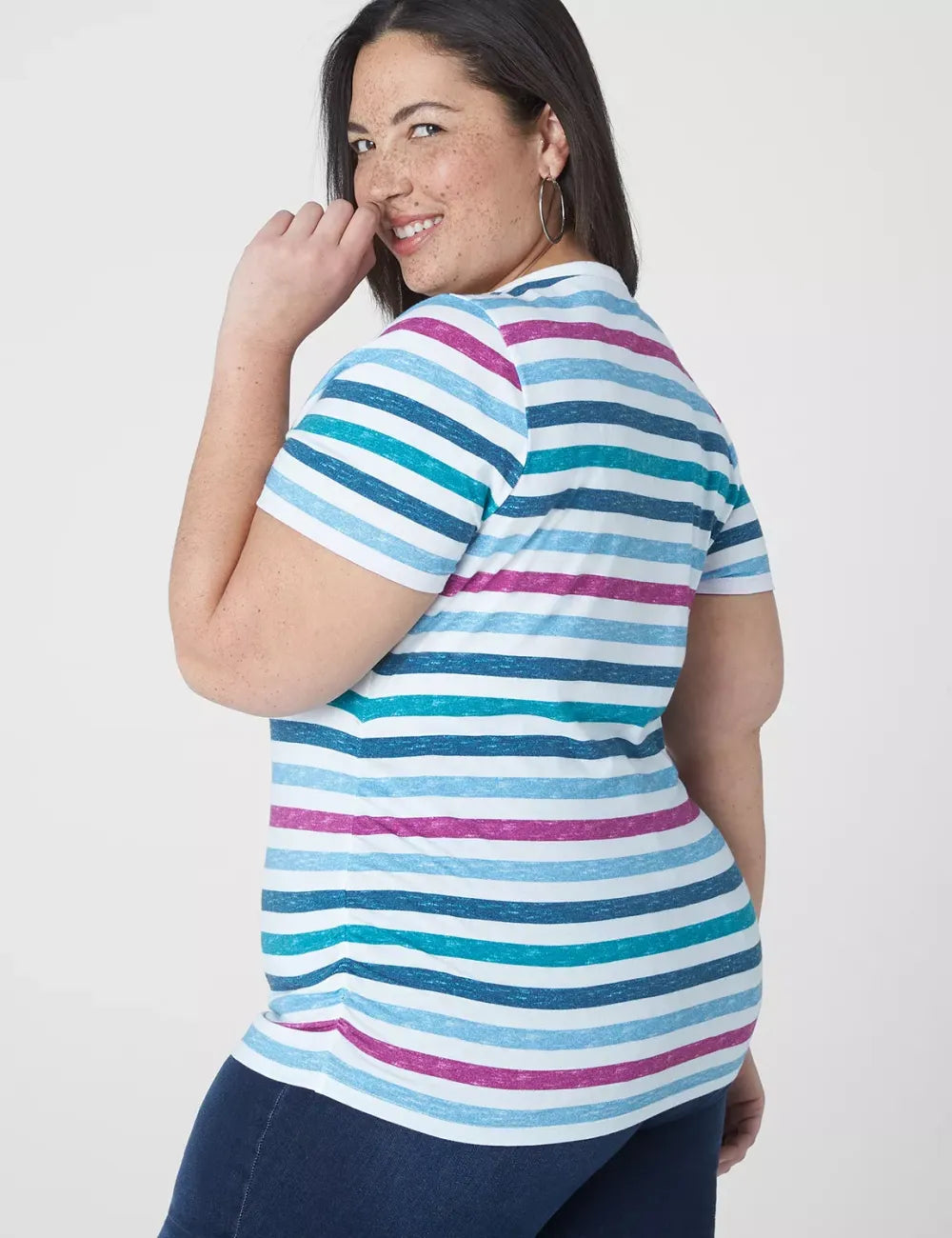 Modern Jersey Side-Ruched Tee