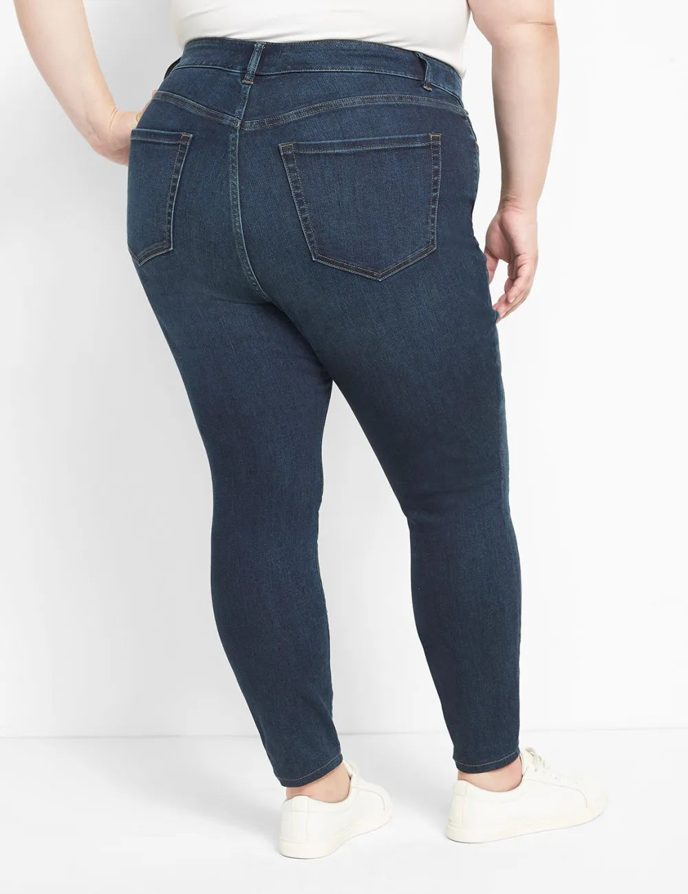 Straight Fit High-Rise Skinny Jean