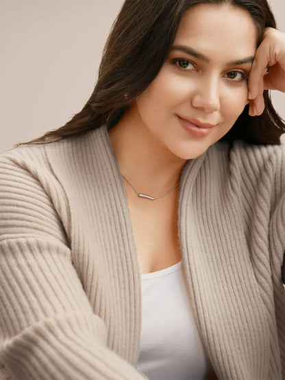 Airy Cozy Shawl Collar Wool Cardigan