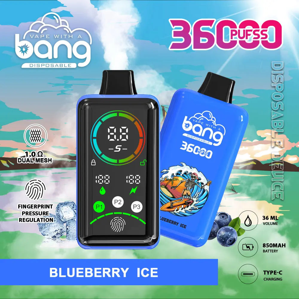 Bang 36000 Power Advanced Fingerprint Power Regulation 36K Puffs Disposable Vape