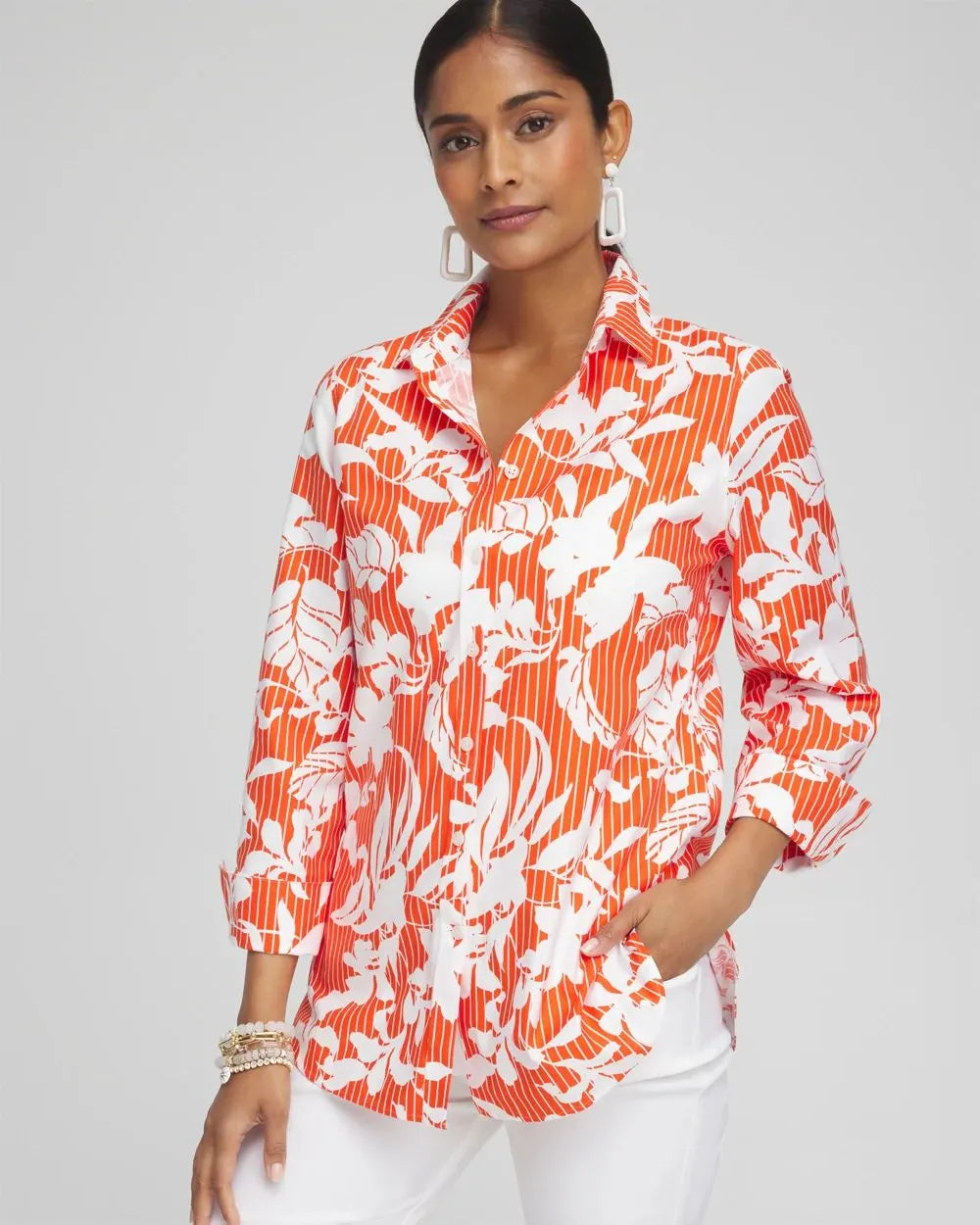 No IronTM Stretch Orchid Shirt