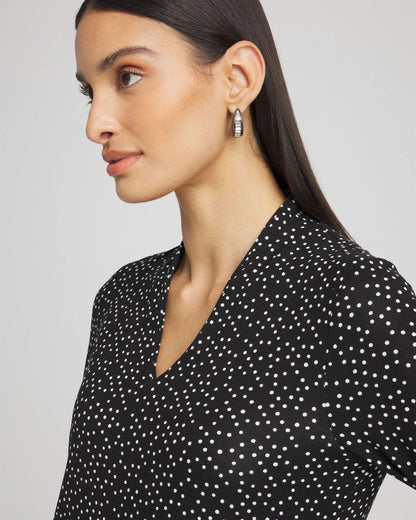Touch of CoolTM Dots 3/4 Sleeve Tee