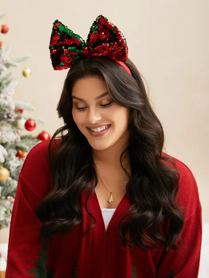 Sequin Bow Headband