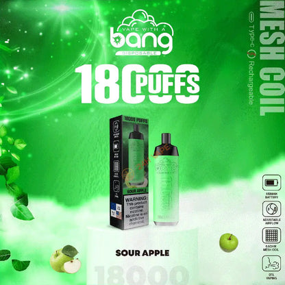Bang Crown Bar 18000 Puffs 0% 2% 3% 5% Nicotine Leather Disposable Vape Pen