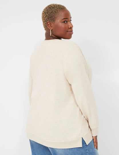 Cozy Patch Graphic Sweatshirt