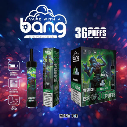 Bang 36000 36K Puffs 0% 2% 3% 5% Nicotine Latest Original Disposable Vape Pen