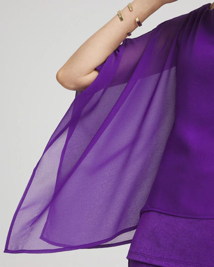 TravelersTM Chiffon Layered Top