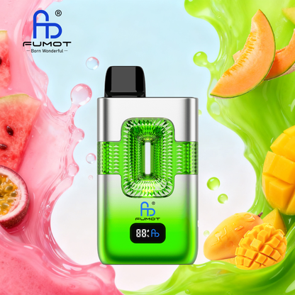 💨Fumot ECO 2 in 1 50K • 50,000 Puffs • Disposable Vape 🍉🍇🍊🍒