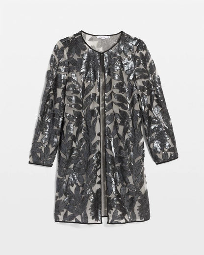 TravelersTM Collection Lace Sequin Jacket
