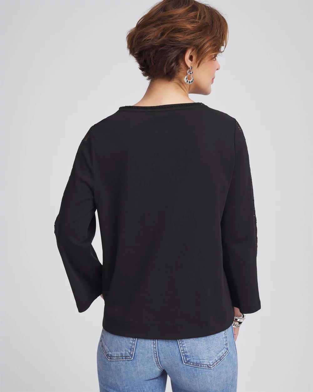 Lace Cut-Out Tee