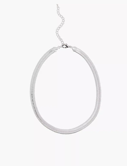 Demi-Fine Flat Chain Necklace