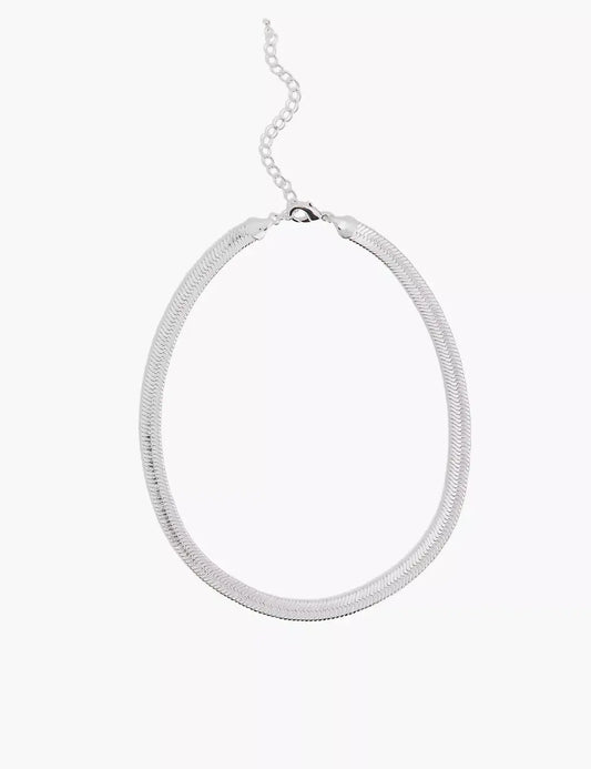 Demi-Fine Flat Chain Necklace