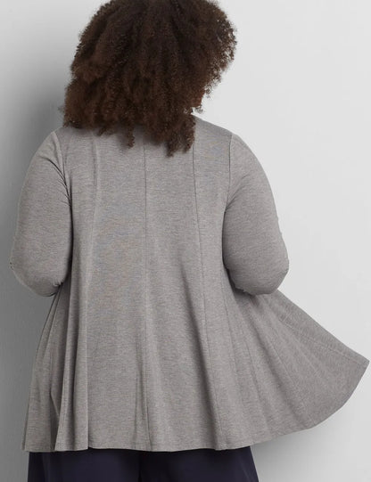 Classic Open-Front Fit & Flare Overpiece