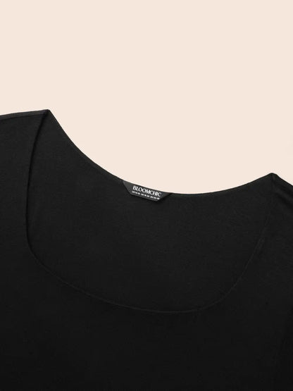 Supersoft Essentials Solid U Neck T-Shirt